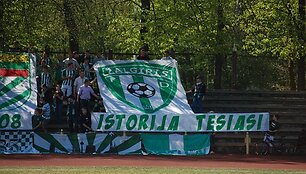 Akimirkos i&scaron; sekmadienį 15 val. Vingio parke vykusių varžybų VMFD ŽALGIRIS &ndash; FK LIETAVA (Jonava).
