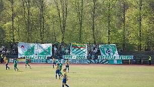 Akimirkos i&scaron; sekmadienį 15 val. Vingio parke vykusių varžybų VMFD ŽALGIRIS &ndash; FK LIETAVA (Jonava).