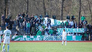 Akimirkos i&scaron; sekmadienį 15 val. Vingio parke vykusių varžybų VMFD ŽALGIRIS &ndash; FK LIETAVA (Jonava).