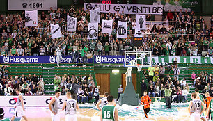 Baltijos krepšinio lygos (BBL) taurės turnyro finale kovoja Kauno „Žalgiris“ ir Vilniaus „Lietuvos rytas“.