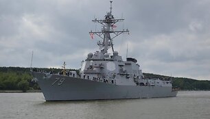 Ketvirtadienio vakarą Klaipėdos uoste, centriniame terminale prisi&scaron;vartavo JAV karo laivas &bdquo;USS OSCAR AUSTIN&ldquo;.