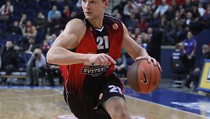 Vilniaus &bdquo;Lietuvos rytas&ldquo; savo aik&scaron;telėje žaidžia ketvirtojo Eurolygos turo rungtynes su Belgrado &bdquo;Partizan&ldquo; krep&scaron;ininkais.