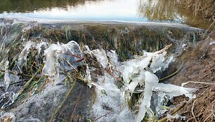 Staiga at&scaron;alusios naktys pradėjo kaustyti vandens telkinius &Scaron;iaurės Lietuvoje.