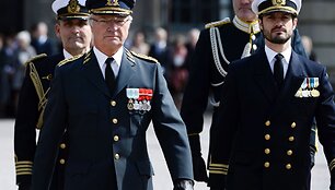 &Scaron;vedijos karalius Carlas XVI Gustafas (kairėje)