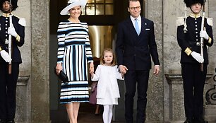 &Scaron;vedijos princesė Victoria, princesė Estelle ir princas Danielis
