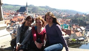 Česk&yacute; Krumlov (Toma pirmoji i&scaron; de&scaron;inės)