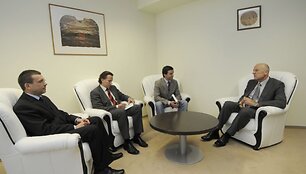 Rektorius naujajam MRUSA prezidentui linkėjo didžiausios sėkmės.