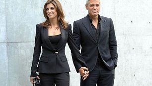 George`as Clooney su savo mergina Elisabetta Canalis 