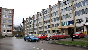 Pastatas, kur įvyko žmogžudystė.