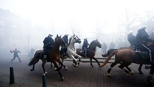 Studentų protestas Hagoje