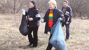 Akcijoje „Darom 2011“ dalyvauja ir prezidentė Dalia Grybauskaitė. 