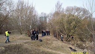 15min.lt skaitytojas dalijasi nuotraukomis i&scaron; &bdquo;Darom&ldquo; akcijos Vilniuje, Linkmenų g. prie ežero.
