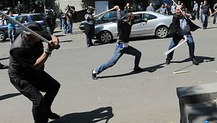 Gruzijoje – protestas prieš Michailą Saakašvilį.