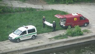 Vilniuje, prie Žvėryno tilto, i&scaron;trauktas skenduolis