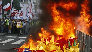 Demonstracijos akimirka