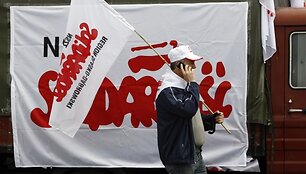 Demonstracijos akimirka