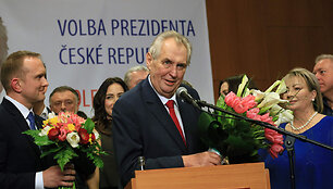 Čekijos prezidentas Milo&scaron;as Zemanas