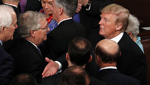 D.Trumpo metinis prane&scaron;imas Kongrese