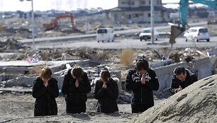 Japonija mini cunamio tragedijos metines 