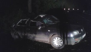 Avarija &Scaron;venčionių rajone, mi&scaron;ko kelyje Kaltanėnai&ndash;Labanoras.