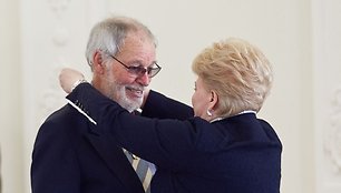 Regimantas Adomaitis ir Dalia Grybauskaitė