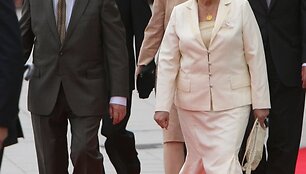 Vytautas Landsbergis su žmona Gražina