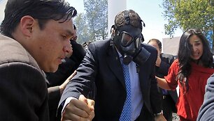 Prezidentas Rafaelio Corre taip pat nukentėjo nuo mai&scaron;tautojų.