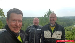 „Mototurizmo ralis“: motociklininkai ant Punios piliakalnio