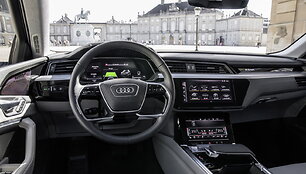 &bdquo;Audi&ldquo; atskleidė &bdquo;Audi e-tron&ldquo; elektromobilio salono i&scaron;vaizdą