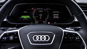 &bdquo;Audi&ldquo; atskleidė &bdquo;Audi e-tron&ldquo; elektromobilio salono i&scaron;vaizdą