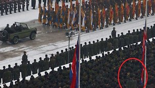 Įtariama, kad tai krepšininkas Ri Myung Hun Kim Š.Korėjos lyderio Jong Ilo laidotuvių ceremonijoje