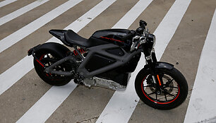 Elektrinis projekto &bdquo;Livewire&ldquo; motociklas &bdquo;Harley-Davidson&ldquo;