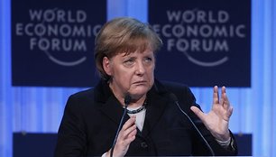 Angela Merkel Davose