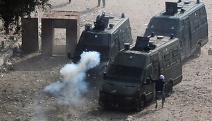 Egipto sostinėje nuo a&scaron;arinių dujų mirė du protestavusieji