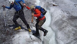 Lietuvos alpinistai auk&scaron;čiausioje &Scaron;iaurės Amerikos vir&scaron;ukalnėje