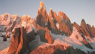 „Montis Magia alpinistai“: paskutinė viršūnė Ledynų parke (Torre ryte).