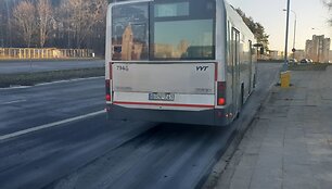 Autobuso vairuotojas pažeidė taisykles
