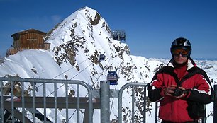 Hintertux Gletscher apžvalgos aikštelėje