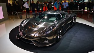 „Koenigsegg Regera“ Ženevos automobilių parodoje