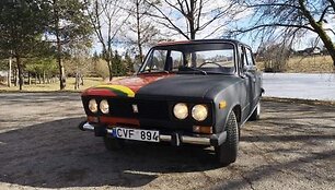 Virginijos K. VAZ 2106, puo&scaron;tas Vasario 16-ajai