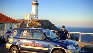 Lietuvis sena &bdquo;Honda CR-V&ldquo; sieks apvažiuoti Australiją 