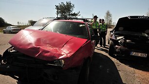 Avarija prie posūkio į Karveli&scaron;kių kapines, ties Vilniumi