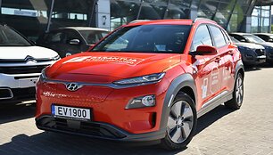 Vitoldas Milius startuoja elektrine &bdquo;Hyundai Kona&ldquo;