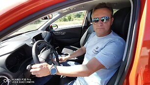 Vitoldas Milius startavo elektrine &bdquo;Hyundai Kona&ldquo;
