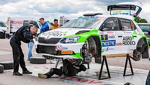 Vaidotas Žala ir Andris Malniekas &bdquo;Rally Liepaja&ldquo;