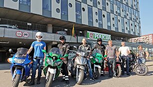 B.Bardausko ir motociklininkų susitikimas su LKPT vadovu Vytautu Gra&scaron;iu