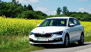 Kelionė iki Čiobiškio (Padalių) kelto su „Škoda Scala“