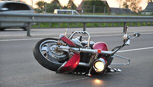 Motociklo avarija Molėtų plente