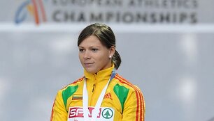 Lina Grinčikaitė Helsinkyje pasipuo&scaron;ė bronzos medaliu