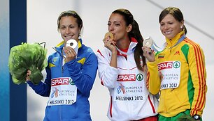 Lina Grinčikaitė Helsinkyje pasipuo&scaron;ė bronzos medaliu
